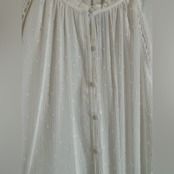 NWT TORRID Women’s Plus Size Long Sleeves Washable Gauze Lace Inset Top Size 4X - Picture 6 of 10